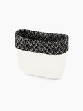 O bag trim mini chevron black & white