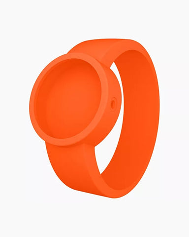 O clock silicone strap medium orange