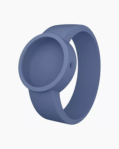 O clock silicone strap medium capri blue