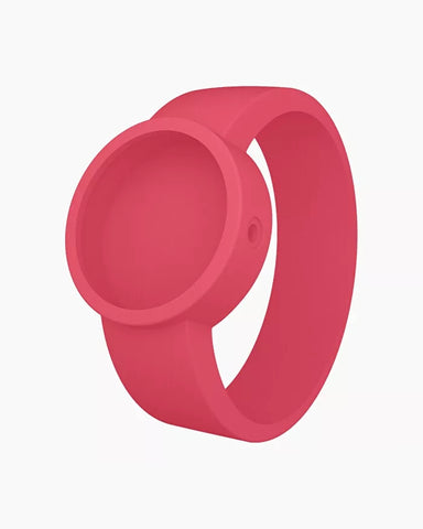 O clock silicone strap medium magenta pink