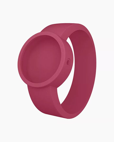 O clock silicone strap small sangria